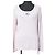 Autre Marque Top a coste Grace Class con logo ricamato Rosa