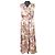 Autre Marque GRACE CONTINENTAL Kleid mit Blattprint Pink