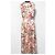 Autre Marque GRACE CONTINENTAL Kleid mit Blattprint Pink - Ansicht 2