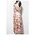 Autre Marque GRACE CONTINENTAL Kleid mit Blattprint Pink - Ansicht 3