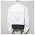 Autre Marque Diagram Tuck Sleeve Denim-Hemd Weiß - Ansicht 2