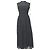 Autre Marque Diagram Plissee Combo Kleid Schwarz