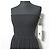 Autre Marque Diagram Plissee Combo Kleid Schwarz - Ansicht 4