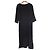 Autre Marque Vestido de seersucker elástico SHIPS Negro