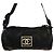Borsa Boston Chanel Sports Line in nylon nera Nero