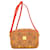 Borsa a tracolla MCM Logo Pattern Diamond Stud Marrone