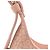Borsa a spalla baguette Burberry One-Shoulder Chess Rosa - vista 12