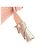 Borsa a spalla baguette Burberry One-Shoulder Chess Rosa - vista 7