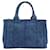 Prada 1BG439 Canapa Mini Borsa a mano 2-Way Blu - vista 2