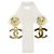 Orecchini Chanel Camellia Crystal Drop Nero D'oro - vista 3
