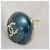 Chanel La Pausa Coco Mark Round Crystal Rhinestone Ohrstecker Blau - Ansicht 10