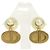 Orecchini Christian Dior Dior Tribal Stud Drop Swing Bianco Crudo