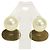 Orecchini Christian Dior Dior Tribal Stud Drop Swing Bianco Crudo - vista 3