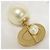 Orecchini Christian Dior Dior Tribal Stud Drop Swing Bianco Crudo - vista 4