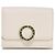 Bulgari Carteira Tri-Fold Bvlgari em couro branco
