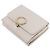 Bulgari Carteira Tri-Fold Bvlgari em couro branco - vista 4