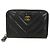 Portamonete Chanel in pelle nera Nero