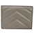 Cartera bi-fold Chanel en piel de cordero gris Castaño - vista 3
