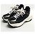 Sneakers Dad Louis Vuitton LV Circle Run 55 Line Nero Bianco Marrone scuro - vista 2