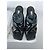 Free Lance Lackleder Mules Blockabsatz Schwarz - Ansicht 2