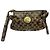 Pochette Gucci GG Crystal Hysteria Marrone Monogramma
