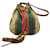 Bamboo Borsa a secchiello Gucci Rania GG Canvas Marrone Rosso Beige Verde