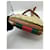 Bamboo Borsa a secchiello Gucci Rania GG Canvas Marrone Rosso Beige Verde - vista 11