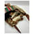 Bamboo Borsa a secchiello Gucci Rania GG Canvas Marrone Rosso Beige Verde - vista 15