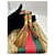 Bamboo Borsa a secchiello Gucci Rania GG Canvas Marrone Rosso Beige Verde - vista 5