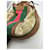 Bamboo Borsa a secchiello Gucci Rania GG Canvas Marrone Rosso Beige Verde - vista 8