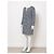 Vestido de jersey de seda Diane von Furstenberg REINA Negro Blanco Azul - vista 2