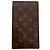Louis Vuitton Vintage Checkbook Monogram Canvas Vertical Brown