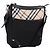 Bolso de hombro BURBERRY Nova Check Canvas Black Beige Auth am12376V Negro