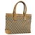 GUCCI GG Canvas Tote Bag Beige 002 1119 Auth 196694