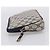 Borsa Clutch GUCCI GG Supreme PVC Leather Navy Gold Tone Auth ep15814 - vista 3