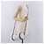 Borsa a tracolla MCM Vicetos Logogram PVC White Gold Auth 198277 Bianco D'oro - vista 19