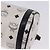 Borsa a tracolla MCM Vicetos Logogram PVC White Gold Auth 198277 Bianco D'oro - vista 9