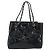Borsa Tote a catena CHANEL Vernice Nera Argento CC Auth BA14897 Nero - vista 2