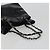 Borsa Tote a catena CHANEL Vernice Nera Argento CC Auth BA14897 Nero - vista 7