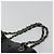 Borsa Tote a catena CHANEL Vernice Nera Argento CC Auth BA14897 Nero - vista 8