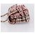 Borsa a tracolla CHANEL Matelasse 20 in tweed rosa con catena e CC tono oro Auth BA148111SM - vista 3