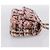 Borsa a tracolla CHANEL Matelasse 20 in tweed rosa con catena e CC tono oro Auth BA148111SM - vista 4