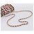Borsa a tracolla CHANEL Matelasse 20 in tweed rosa con catena e CC tono oro Auth BA148111SM - vista 7