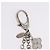 LOUIS VUITTON Bijou Sac Fleur de Epi BB Key Holder metal M64536 LV Auth 198804M Argento - vista 10