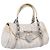Borsa a Mano Christian Dior Trotter Canvas Romantic PVC Bianco Argento Auth 197513V