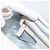 Borsa a Mano Christian Dior Trotter Canvas Romantic PVC Bianco Argento Auth 197513V - vista 21