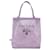Borsa a mano PRADA Mesh Sequins Purple Silver Auth mr2840 Argento Porpora - vista 13