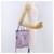 Borsa a mano PRADA Mesh Sequins Purple Silver Auth mr2840 Argento Porpora - vista 17