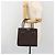 Borsa a mano BURBERRY in pelle marrone argento Auth BA14870A - vista 23