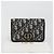 Borsa a tracolla con catena Christian Dior Trotter Canvas Navy Gold Auth 196933M D'oro Blu navy - vista 12
